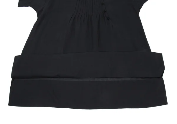 TSUMORI CHISATO Silk Cotton Pintuck Blouse K-176375_010