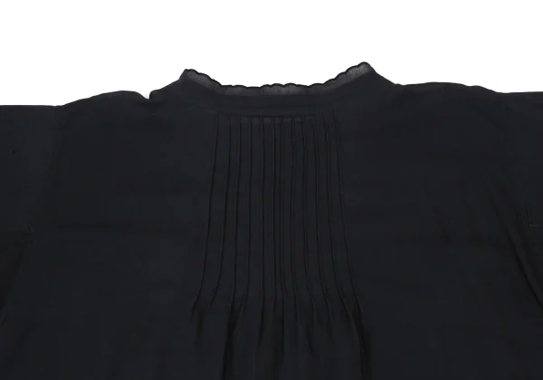 TSUMORI CHISATO Silk Cotton Pintuck Blouse K-176375_012