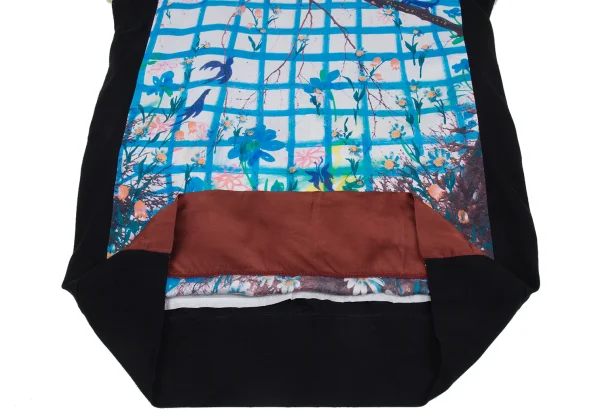 TSUMORI CHISATO Switching Floral Print Sleeveless Tunic K-176378_012