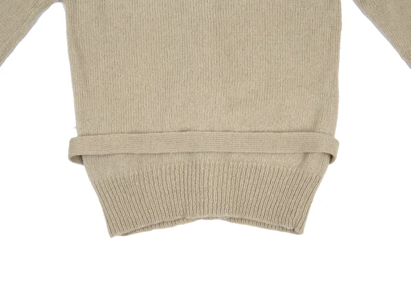 TSUMORI CHISATO Leather Switching Snap Knit Cardigan K-176380_014