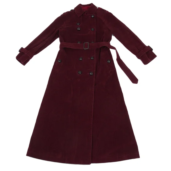 MARC JACOBS Corduroy Double Breasted Long Coat K-176383_002