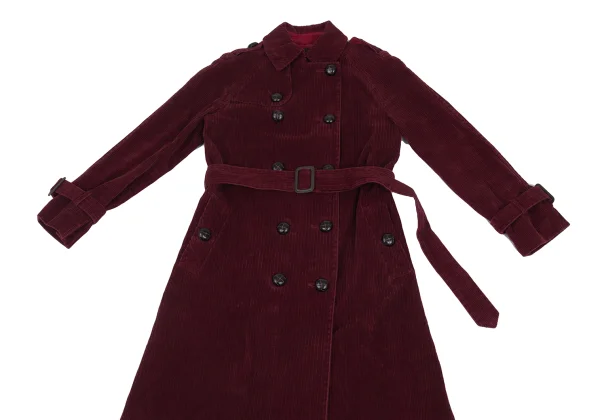 MARC JACOBS Corduroy Double Breasted Long Coat K-176383_003