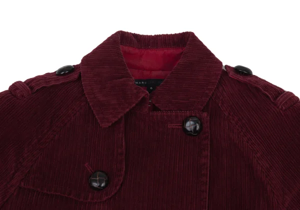 MARC JACOBS Corduroy Double Breasted Long Coat K-176383_004