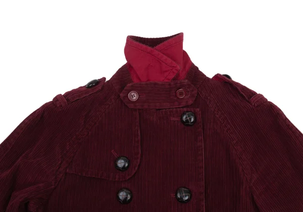 MARC JACOBS Corduroy Double Breasted Long Coat K-176383_007