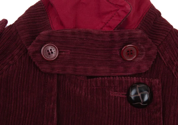 MARC JACOBS Corduroy Double Breasted Long Coat K-176383_008