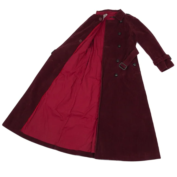 MARC JACOBS Corduroy Double Breasted Long Coat K-176383_012