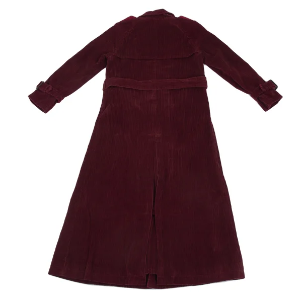 MARC JACOBS Corduroy Double Breasted Long Coat K-176383_014
