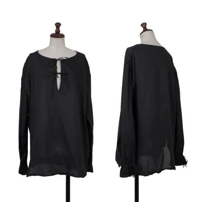 Yves Saint Laurent Cotton String Skipper Blouse