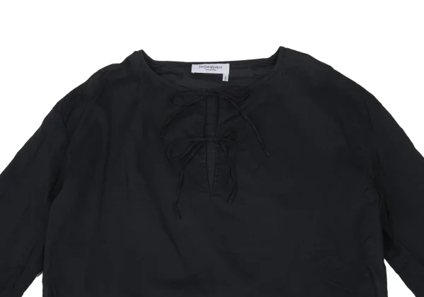 Yves Saint Laurent Cotton String Skipper Blouse K-176386_003
