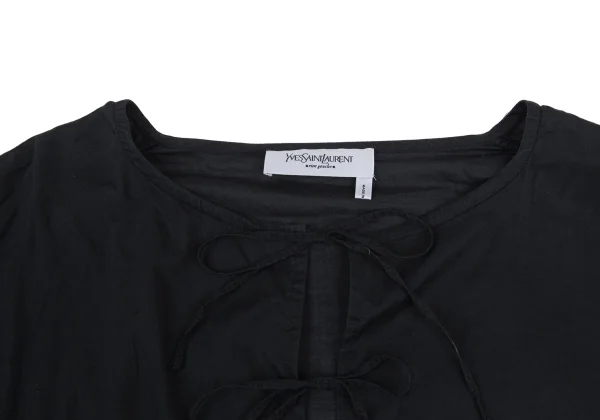 Yves Saint Laurent Cotton String Skipper Blouse K-176386_004
