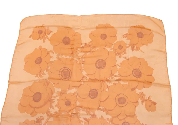 Salvatore Ferragamo Floral Printed Silk Scarf K-176390_002