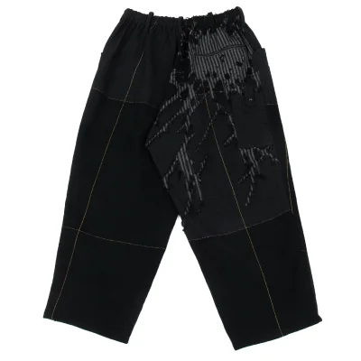 Yohji Yamamoto POUR HOMME Cutting Design Wool Stitch Pants
