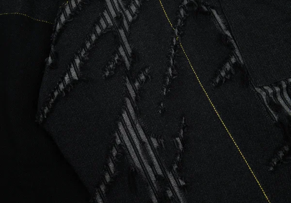 Yohji Yamamoto POUR HOMME Cutting Design Wool Stitch Pants K-176393_005