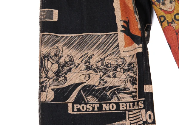 Y's Shotaro Ishinomori Comic Print Lining Wide Pants K-176423_009