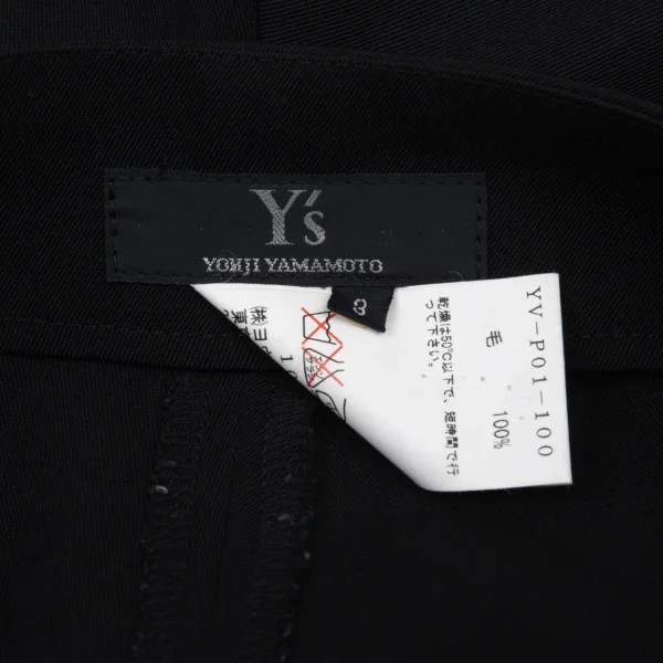 Y's Wool Gabardine Straight Pants K-176424_012