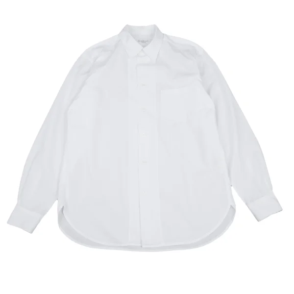 Yohji Yamamoto POUR HOMME Cotton Basic Shirt White 3 K-176428_001