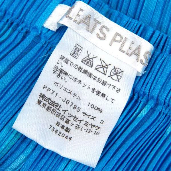 PLEATS PLEASE polka dot print fluorescent skirt K-13477_010