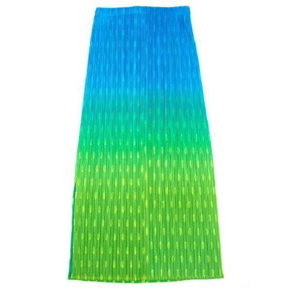 PLEATS PLEASE polka dot print fluorescent skirt K-13477_002