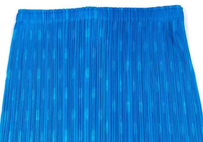 PLEATS PLEASE polka dot print fluorescent skirt K-13477_003