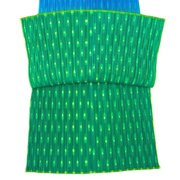 PLEATS PLEASE polka dot print fluorescent skirt K-13477_006
