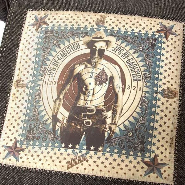 ジャンポールゴルチエ Jean Paul GAULTIER デニム地ショルダーバッグ