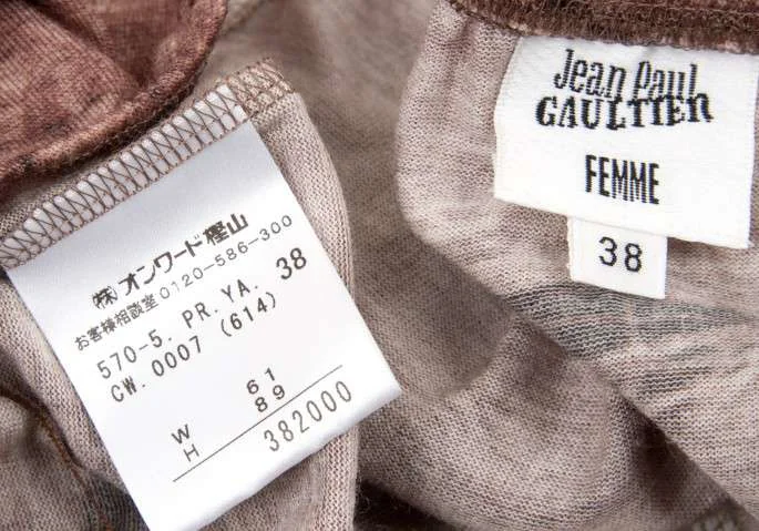 Jean Paul GAULTIER FEMME transfer leggings K-13939_011