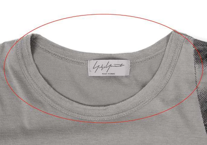 (SALE) Yohji Yamamoto POUR HOMME shoulder T-shirt K-14010_003