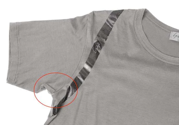 (SALE) Yohji Yamamoto POUR HOMME shoulder T-shirt K-14010_004