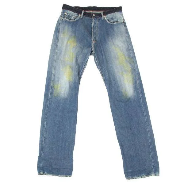 (SALE) Yohji Yamamoto POUR HOMME denim pants Blue 2 K-14013_001