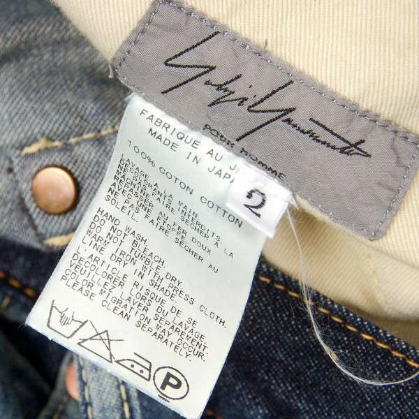 (SALE) Yohji Yamamoto POUR HOMME denim pants K-14013_013