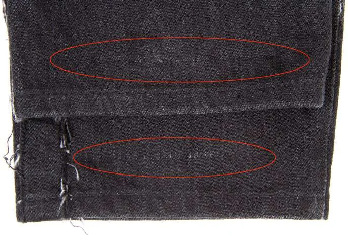 yohji yamamoto pour homme damage denim pants K-14017_010