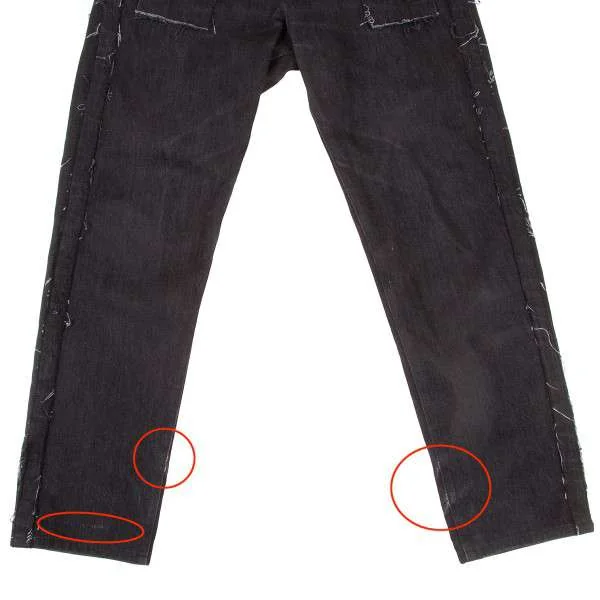 yohji yamamoto pour homme damage denim pants K-14017_006