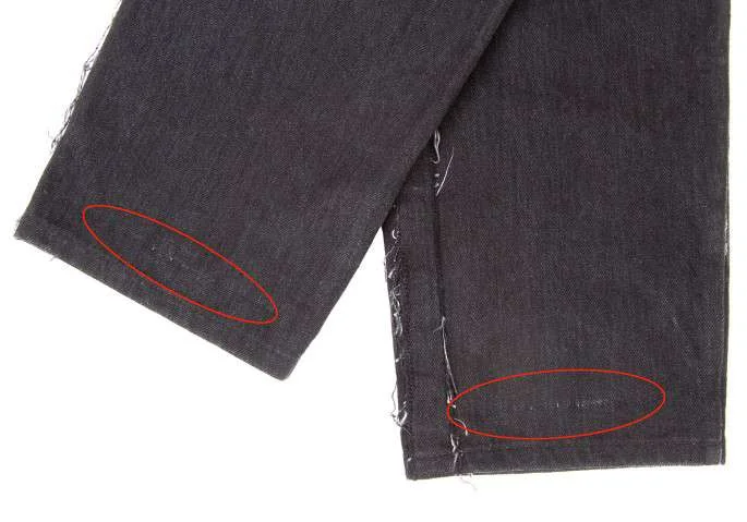 yohji yamamoto pour homme damage denim pants K-14017_009