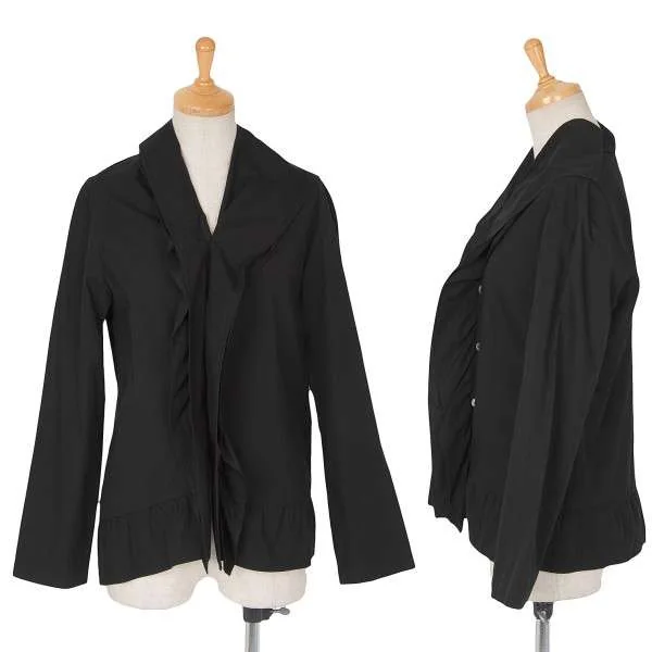 【大注目】 トリココムデギャルソンtricot COMME des GARCONSコットンフリル トップス