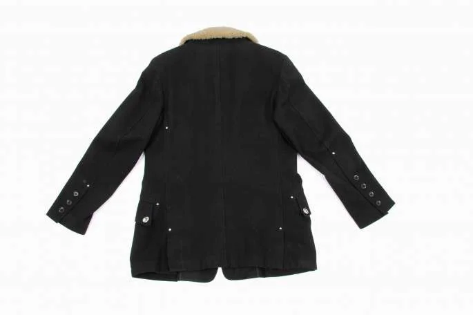(SALE) Yohji Yamamoto POUR HOMME collar Studded Coat K-14448_013