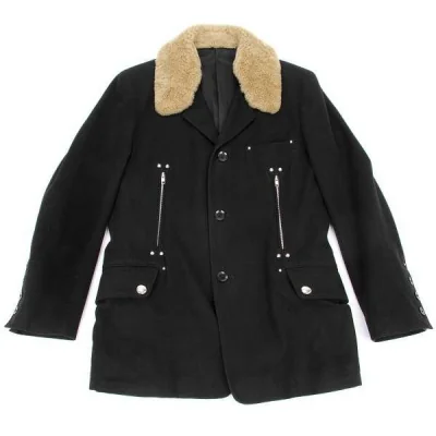 (SALE) Yohji Yamamoto POUR HOMME collar Studded Coat