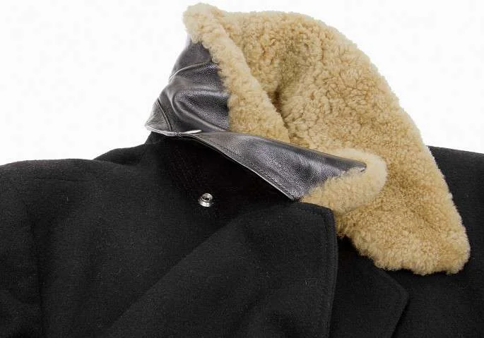 (SALE) Yohji Yamamoto POUR HOMME collar Studded Coat K-14448_003