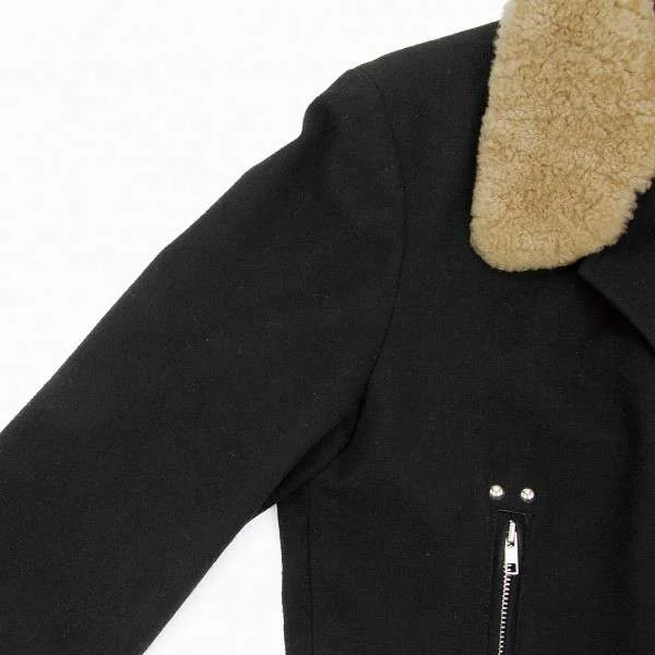 (SALE) Yohji Yamamoto POUR HOMME collar Studded Coat K-14448_005