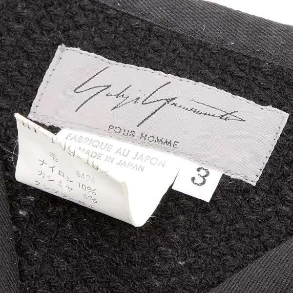 (SALE) Yohji Yamamoto POUR HOMME cashmere wool knit K-14462_014