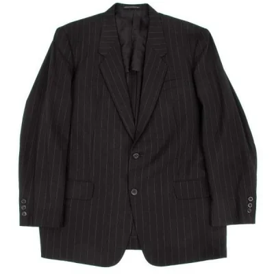 (SALE) Yohji Yamamoto COSTUME D HOMME wool stripe jacket
