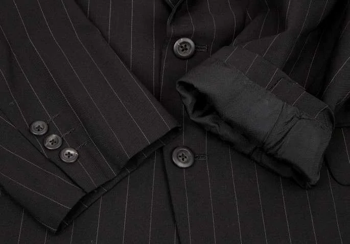 (SALE) Yohji Yamamoto COSTUME D HOMME wool stripe jacket K-14527_004