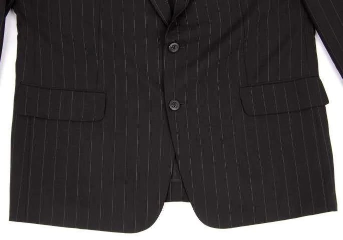 (SALE) Yohji Yamamoto COSTUME D HOMME wool stripe jacket K-14527_005