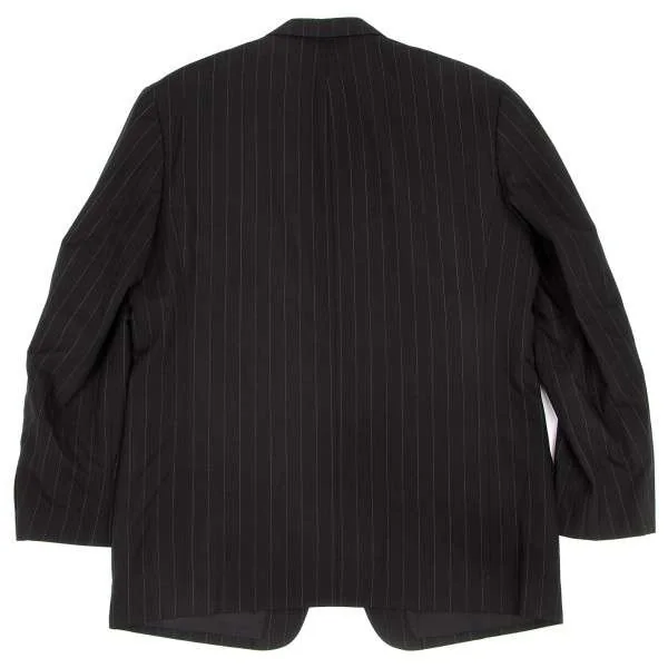 (SALE) Yohji Yamamoto COSTUME D HOMME wool stripe jacket K-14527_007