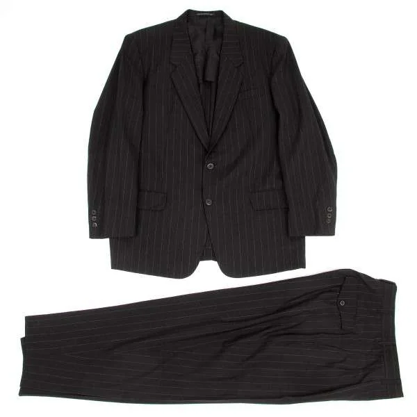 (SALE) Yohji Yamamoto COSTUME D HOMME wool stripe jacket K-14527_009