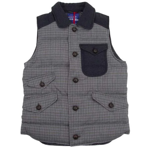 ジュンヤワタナベマン コムデギャルソンJUNYA WATANABE MAN COMME des GARCONS×デュベティカDUVETICA チェック切替ダウンベスト