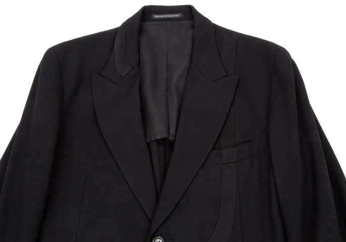 (SALE) Yohji Yamamoto POUR HOMME line switching jacket K-14641_002