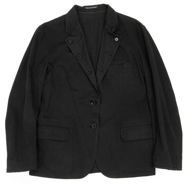 (SALE) Yohji Yamamoto reversible product dyed jacket Black 2 K-14642_001
