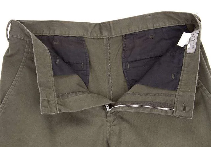 (SALE) Yohji Yamamoto POUR HOMME roll-up pants K-14645_003