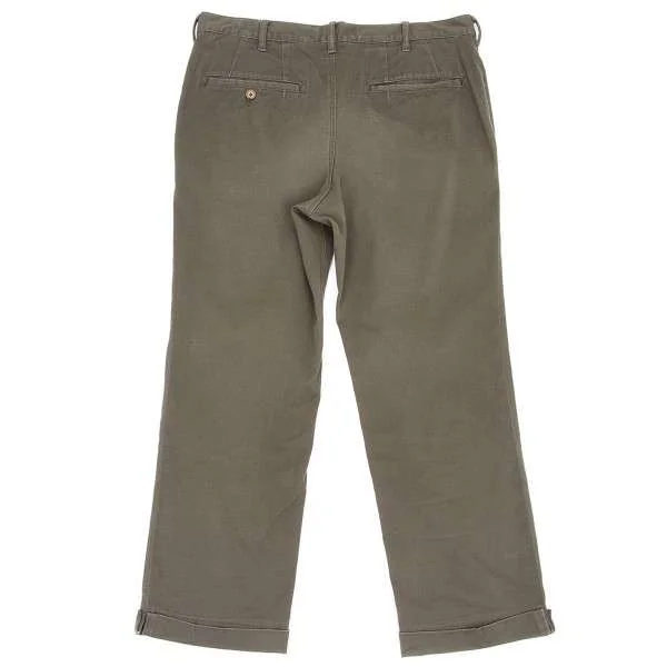 (SALE) Yohji Yamamoto POUR HOMME roll-up pants K-14645_006