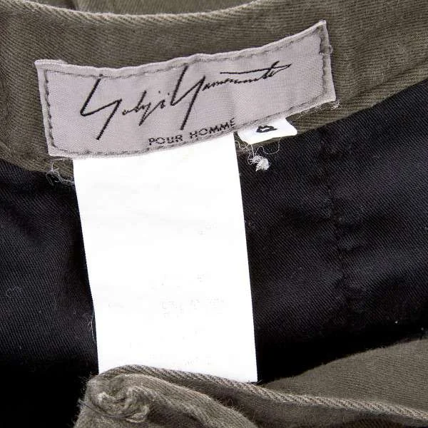 (SALE) Yohji Yamamoto POUR HOMME roll-up pants K-14645_008